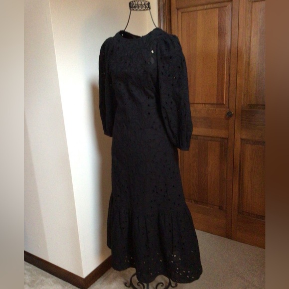 OLIVER BONAS
Broderie Tiered Midi Dress, US size 2, New without tags - Picture 2 of 12